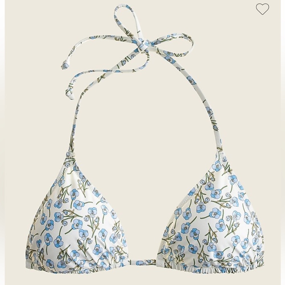 J.Crew String bikini top in Liberty® Ros floral